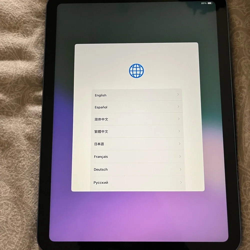 Apple Tablet - Sleek Blue Finish